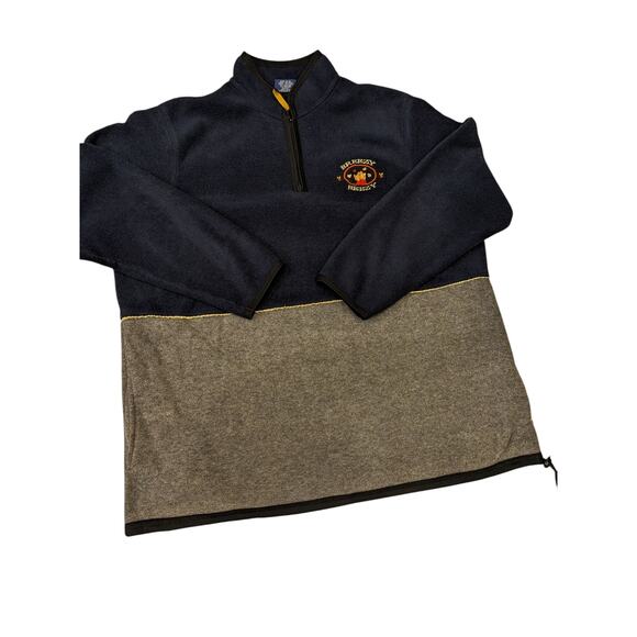 Disney Winnie the Pooh Breezy Beezy Fleece Pullover Adult XL Quarter Zip Graphic - Picture 15 of 16